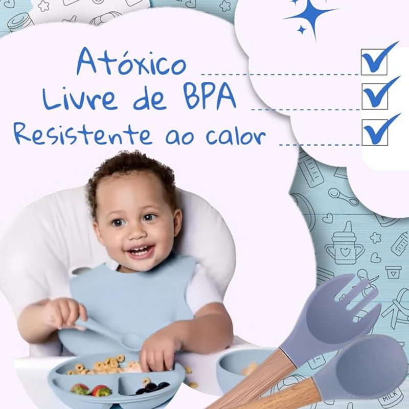PAPA-TUDO KIT - Baby Food Introduction Premium Silicone Utensils