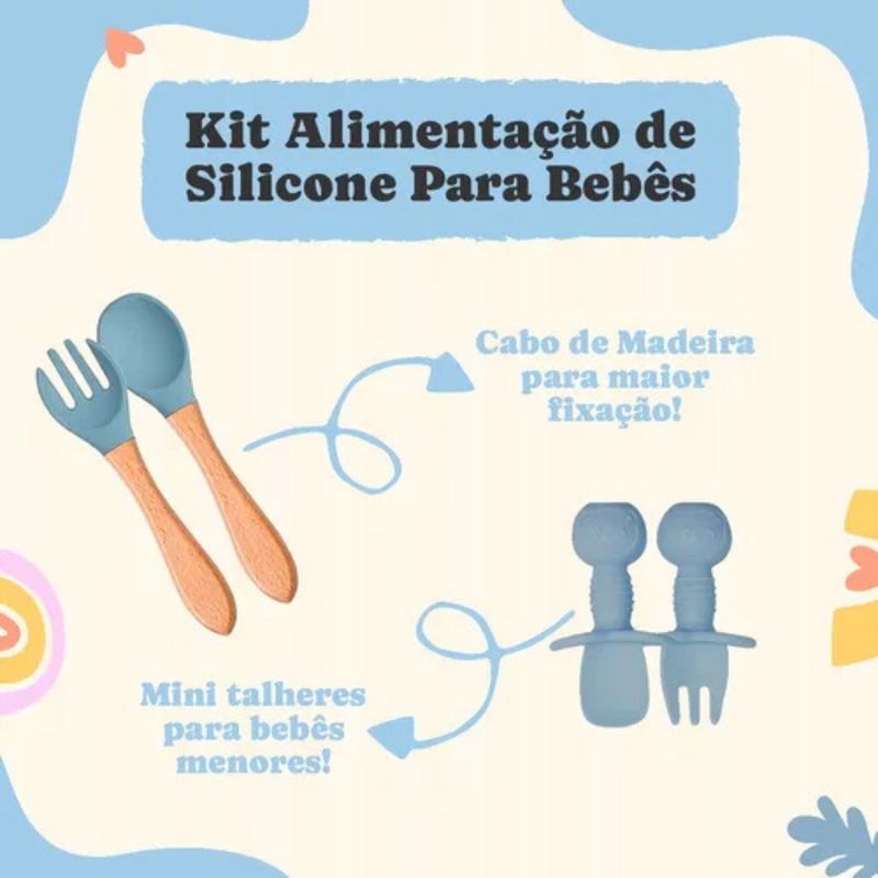 PAPA-TUDO KIT - Baby Food Introduction Premium Silicone Utensils