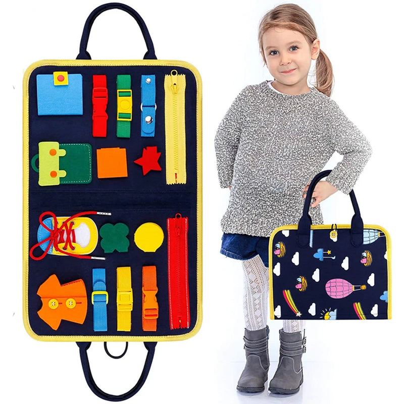 BUSY BOOK - Montessori Folder against Screens
